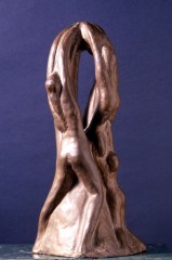 Enzo Nenci, Stalagmiti- stalattiti, evoluzione, 1957, bronzo.JPG